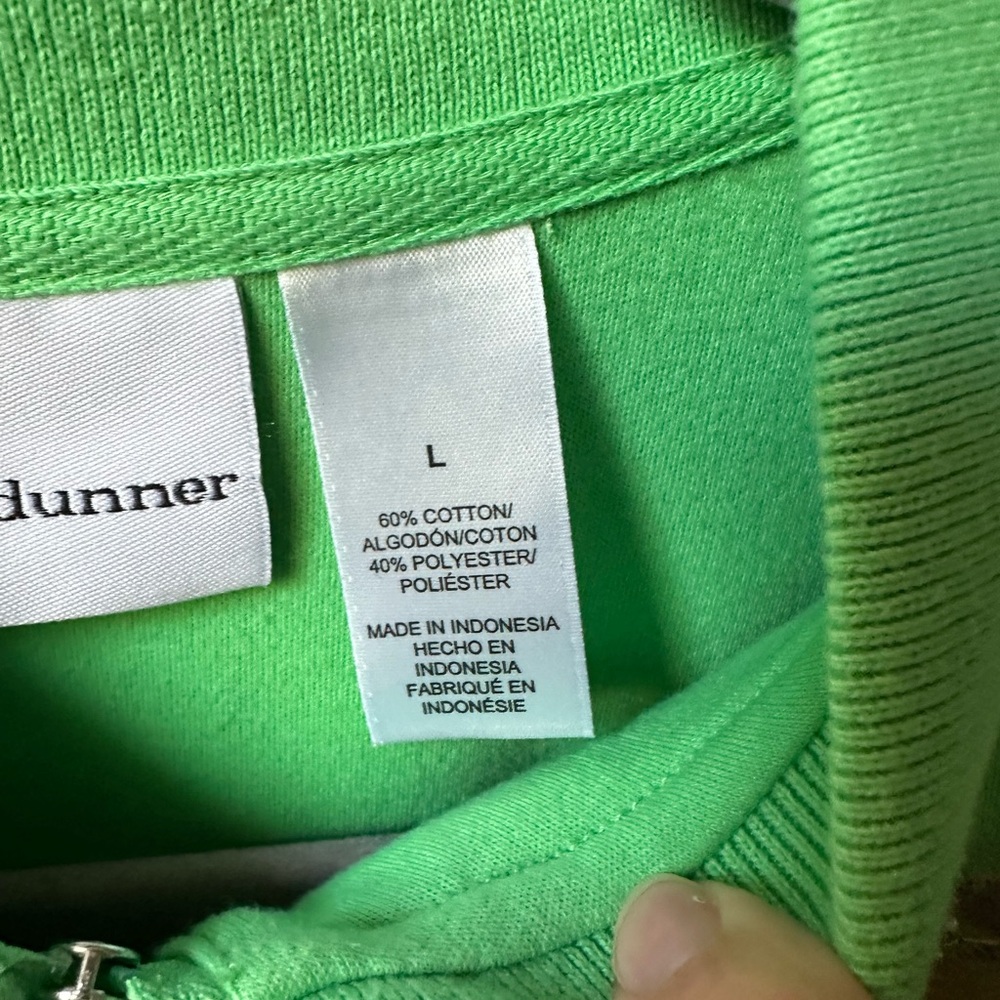 Alfred dunner women’s polo size large green great details !!!! - Picture 7 of 8